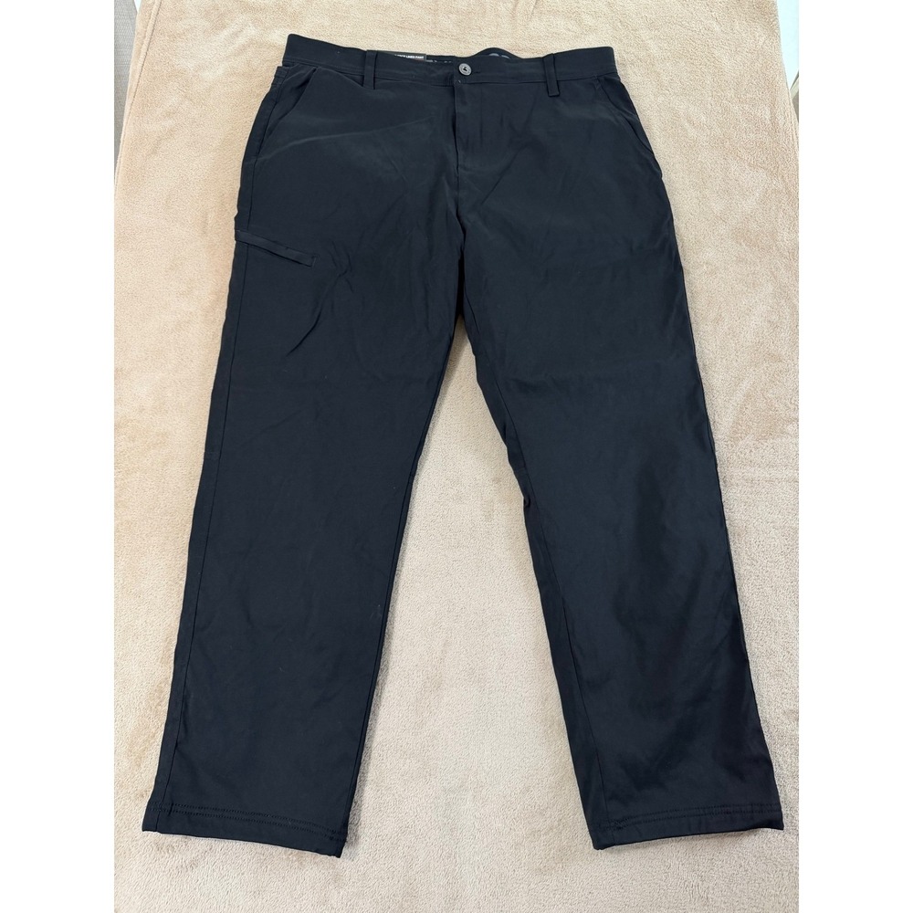Gerry Venture Fleece Lined‎ Pants Men's Size 36x30 Black Zip Cargo New